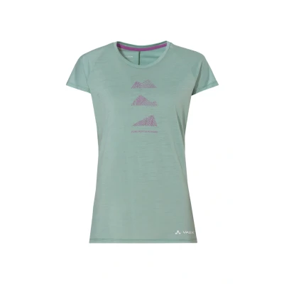 Abbildung von Vaude Tekoa Tshirt print, Damen, Größe: 34, Dusty fern