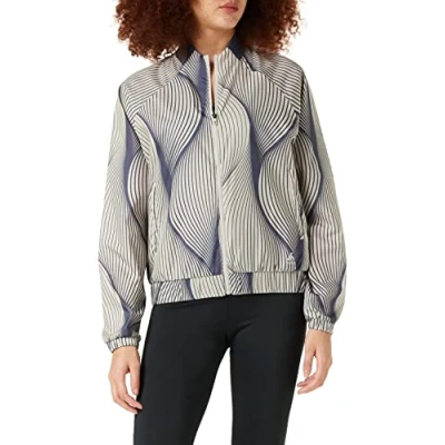 Abbildung von Odlo Damen Maha Jacke, Silberwolke AOP SS20, XL
