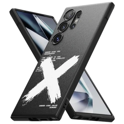 Abbildung von Ringke Onyx Design Case Kompatibel mit Samsung Galaxy S24 Ultra Hülle, Kratzfeste rutschfeste Flexibel TPU Silikon Handyhülle Muster X