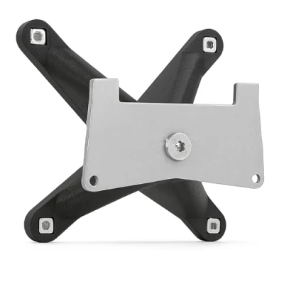 Abbildung von 3IDEE VESA Adapter kompatibel mit Samsung Monitor (U32R590, U32R591, U32R592, U32R594, LU32R590, 32UR59C &amp; mehr) Halterung 75x75 mm für Monitore ohne Anschluss (1 Pack)