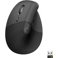 Abbildung von Logitech Lift Vertikale ergonomische Maus für Linkshänder Schwarz