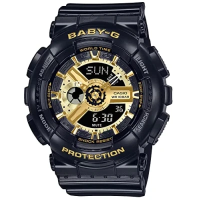 Abbildung von CASIO BABY G Chronograph, Quarzuhr, Armbanduhr, Damenuhr, Stoppfunktion, digital, Timer