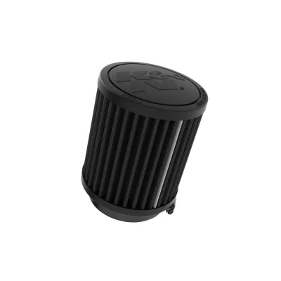 Abbildung von K&amp;N Schwarz Dryflow Luftfilter Universal Rund 62mm Flansch, 89mm Außendurchmesser, 102mm Höhe (RU 3118HBK)