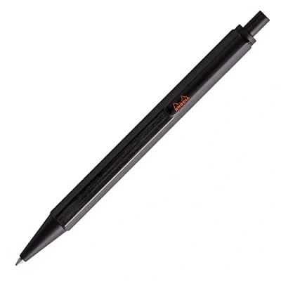 Abbildung von Rhodia 9389C Kugelschreiber (scRipt 0,7 mm, ideal für Ihre Notizen und technische Zeichnungen, praktisch elegant) 1 Stück, schwarz