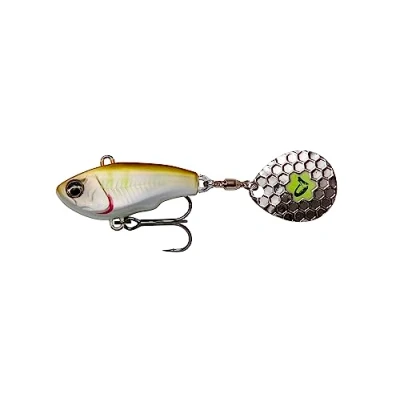 Abbildung von Savage Gear Fat Tail Spin sinkend Jig Spinner, Größe / Gewicht Farbe:6.5cm 12.5g Ayu
