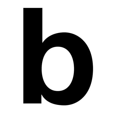Abbildung von Buchstaben Aufkleber b in schwarz I Höhe 10 cm selbstklebende Haus Nummer, Ziffer zum Aufkleben für Außen, Briefkasten, Tür wetterfest kfz673b
