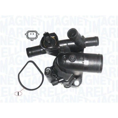 Abbildung von MAGNETI MARELLI 352317101990 Kühlwasserthermostat 83 mit Dichtung Sensor RENAULT: SCENIC 2, MEGANE 2 Stufenheck