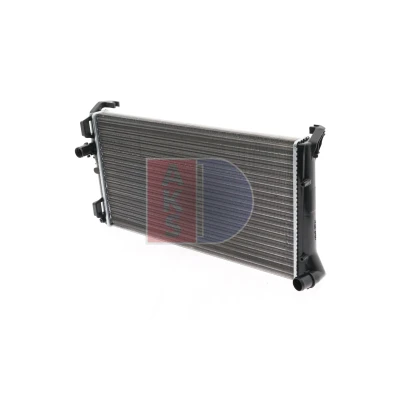 Abbildung von AKS DASIS 080075N Kühler, Motorkühlung 580 305 38 Kühlrippen mechanisch gefügt FIAT: Punto II Schrägheck, Idea, LANCIA: Musa