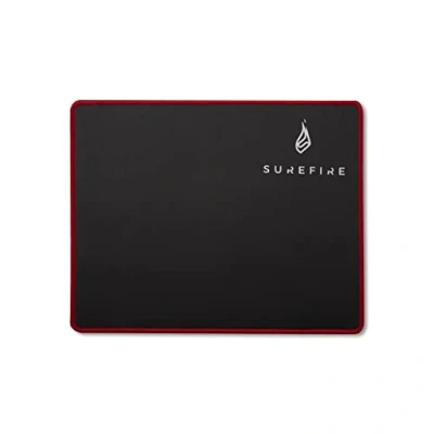Abbildung von Surefire Gaming Silent Flight 320 Musemåtte 32 x 26 cm Sort/Rød