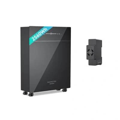 Abbildung von MARSTEK 2,56kW VENUS C Balkonkraftwerk Speicher mit CT002, AC gekoppeltes Energiespeichersystem All in One Solarspeicher, 2500W Ein /Ausgangsleistung, Anti Einspeisung Plug &amp; Play