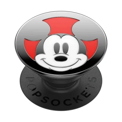 Abbildung von PopSockets PopGrip mit austauschbarer Oberseite für Handys und Tablets, Emaille, Mickey