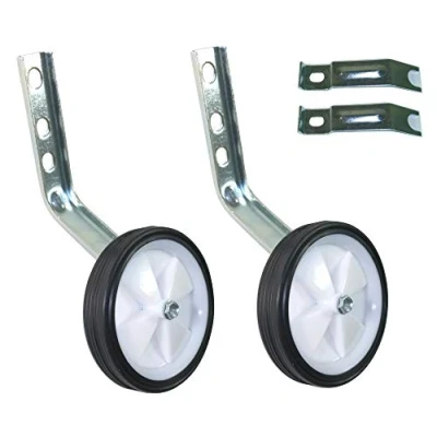 Abbildung von 1 Paar Stützräder für Kinderfahrrad Stützrad Laufräder Kinderrad Fußstütze Fahrrad Lernhilfe Kind Stabilisatioren Trainingslaufräder Fahrradlernhilfe 18 Zoll