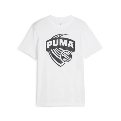 Abbildung von Puma Posterize Basketball I Youth Tshirt print für Kinder, Größe: 116, White