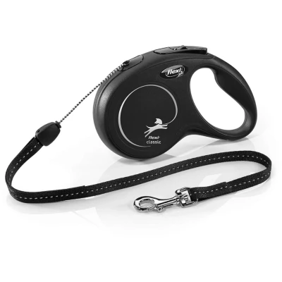 Abbildung von Hundeleine Flexi New Classic Cord S 8m/12kg SCHWARZ