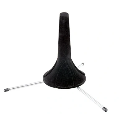 Abbildung von Classic Cantabile TS 153 Trompetenständer auch für Kornett und ähnliche Blasinstrumente (Standfläche ca. 25 cm Durchmesser) schwarz