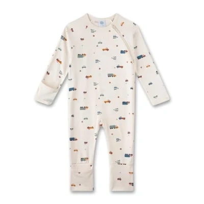 Abbildung von Sanetta Fahrzeuge Pyjama für Kinder, Größe: 74, White