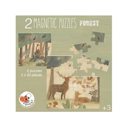 Abbildung von Magnetisches Puzzle Buch Wald, mit 2 Puzzeln