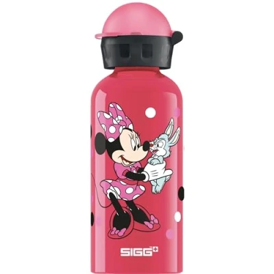 Abbildung von SIGG Alu Trinkflasche Kinder Minnie Mouse Auslaufsicher Federleicht BPA frei Klimaneutral Zertifiziert Pink 0,4L