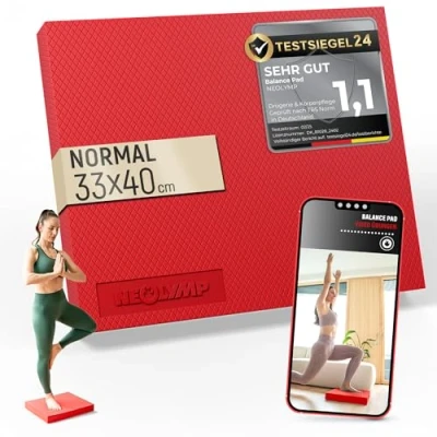 Abbildung von NEOLYMP Balance Pad Rutschfestes Gleichgewichtstrainer für Physio &amp; Reha Board, (Balance Pad, Pad), Elastisch langlebig. Ideal Kinder, Erwachsene, Hunde Pferde.