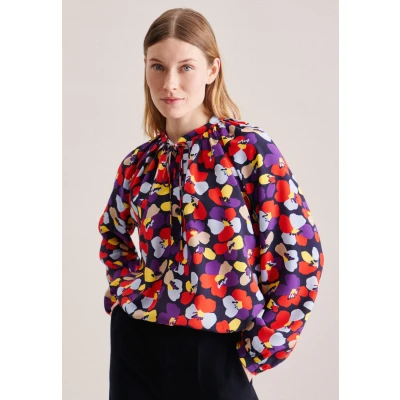 Abbildung von Seidensticker Stehkragen ROSE Bluse, Damen, Größe: 36, Dark blue