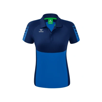 Abbildung von Erima Damen Six Wings Sport Polohemd, new royal/new navy, 42