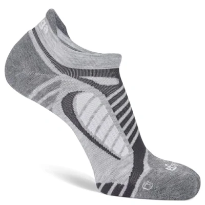 Abbildung von Balega Unisex Ultralight No Show Laufsocken, Grau/Weiß, Medium, EU Größe 40 42.5