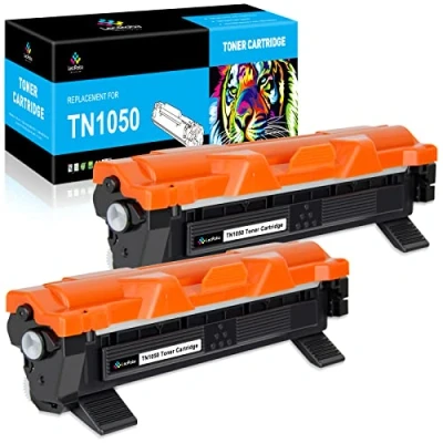 Abbildung von LeciRoba TN 1050 für Brother TN1050 Toner DCP 1510 1610W 1612W 1512 HL 1210W 1212W 1110 1112 MFC 1810 1910W (2 Schwarz)