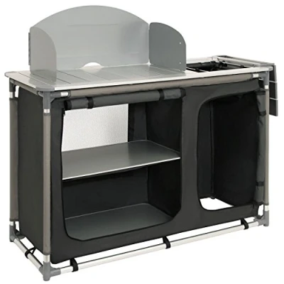 Abbildung von CampFeuer Campingschrank Aluminium Campingküche mit Waschbecken,