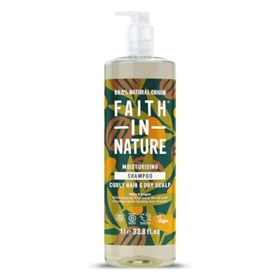 Abbildung von Faith In Nature Natural Shea &amp; Argan Shampoo, Nourishing, Vegan Cruelty Free, No SLS or Parabens, for Normal to Dry Hair, 1L