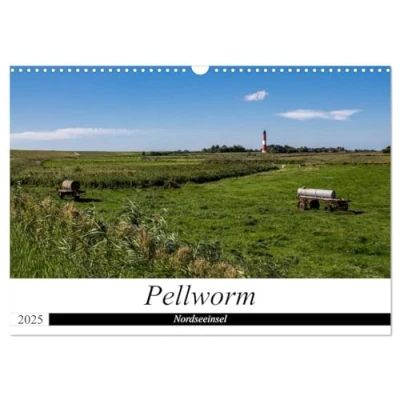 Abbildung von Nordseeinsel Pellworm 2025 (Wandkalender DIN A3 quer), CALVENDO Monatskalender