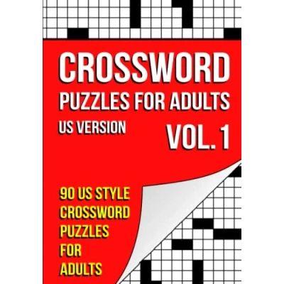 Abbildung von Crossword Puzzle Book for Adults: 90 Puzzles (US Version)