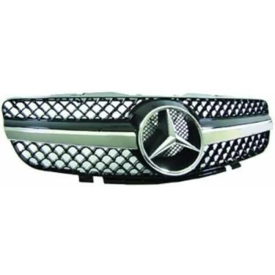 Abbildung von DIEDERICHS HD Tuning 1600440 Kühlergrill chrom/schwarz MERCEDES BENZ: SL Cabrio