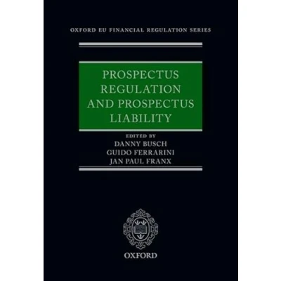 Abbildung von Prospectus Regulation and Liability (Oxford Eu Financial Regulation)
