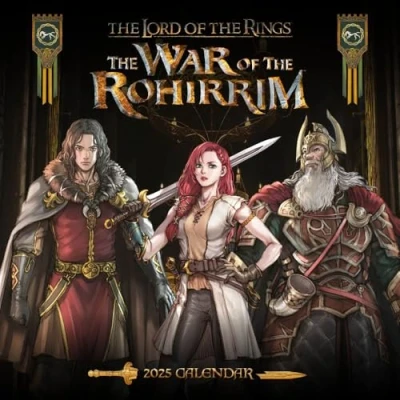 Abbildung von the War of Rohirrim der Krieg Herr Ringe 2025 Wandkalender: Original Danilo Kalender [Mehrsprachig] [Kalender] (Wall Kalender)