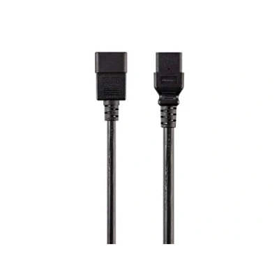 Abbildung von Monoprice Robustes Verlängerungskabel, 90 cm, Schwarz, IEC 60320 C20 auf C21, für die Stromversorgung von Servern, Routern und Anderen Netzwerkgeräten mit hoher Ausgangsleistung