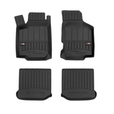 Abbildung von FROGUM 3D408142 Fußmattensatz Gummi vorne und hinten 4 schwarz SKODA: Octavia I Schrägheck
