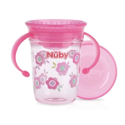 Abbildung von Nûby Trinkglas mit Griff, Rosa