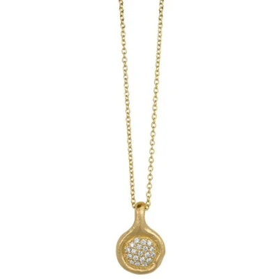 Abbildung von Orphelia Damen Kette mit Anhänger 925 Silber mattiert Zirkonia weiß Rundschliff 45 cm ZH 4849/1