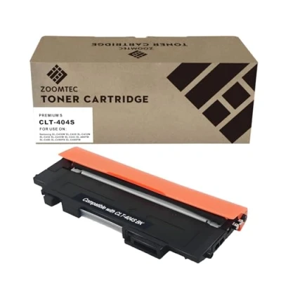 Abbildung von ZOOMTEC Tonerkassette CLT 404S K404S Tintenpatrone kompatibel mit Samsung Xpress SL C430 C430W C480 C480W C480FN C480FW (Farbe: Schwarz)
