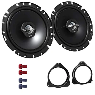 Abbildung von JVC CS J1720X Lautsprecher mit Einbauset passend für Citroen Berlingo (B9) ab 2008 Türen vorne 600 W 170mm 2 Wege Koax