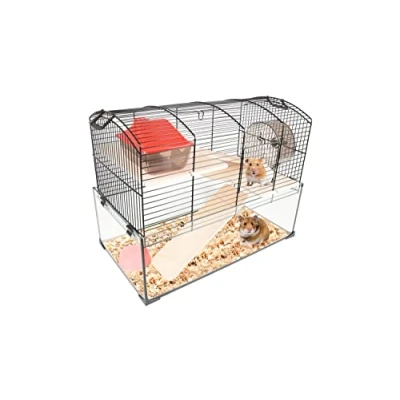 Abbildung von Flamingo Kleintierkäfig Hamsterkäfig Vitru schwarz 1