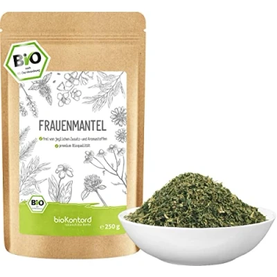 Abbildung von Frauenmantel Tee BIO 250 g Frauenmantelkraut geschnitten aus kontrolliert biologischem Anbau Kräutertee lose von bioKontor