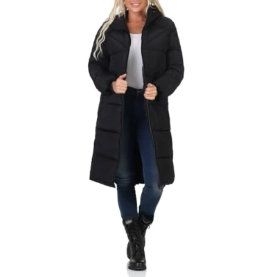 Abbildung von ONLY Onlnewamanda LONG Puffer COAT Wintermantel, Damen, Größe: Small, Black