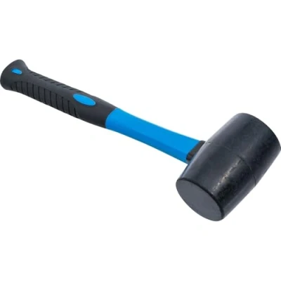 Abbildung von BGS 1960 Gummihammer Fiberglasstiel schwarzer Kopf Ø 50 mm 280 g