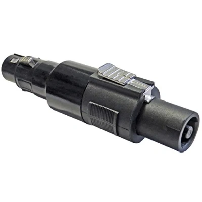 Abbildung von keepdrum ADA038 Speakon Adapter Steckverbinder XLR Female 3 polig zu Stecker