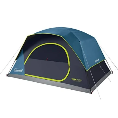 Abbildung von Coleman Unisex Erwachsene Darkroom SkyDome Zelt, Blau, 8 Person