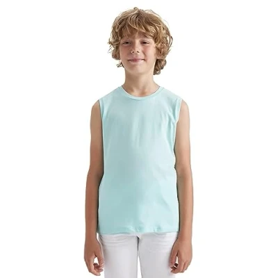Abbildung von DeFacto Jungen B0669a8 T Shirt, Aqua, 10 11 Jahre EU