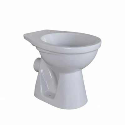 Abbildung von Belvit Tiefspül WC BV EW3002, bodenstehend, Abgang waagerecht, Stand Tiefspüler Wand Waagerecht Toilette Manhattan
