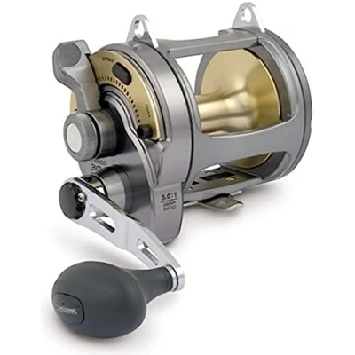 Abbildung von SHIMANO Reel Tyrnos 30lb Right Hand, gold , grau