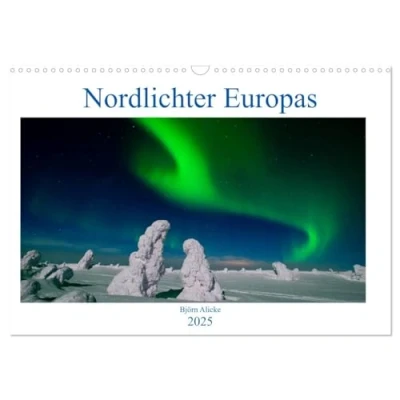 Abbildung von Nordlichter Europas (Wandkalender 2025 DIN A3 quer), CALVENDO Monatskalender